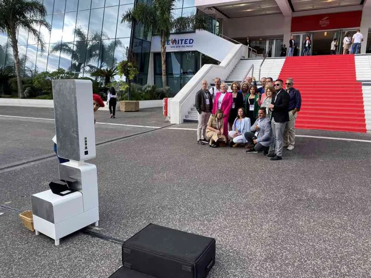 Location photobooth salon, Cannes, Screenshot